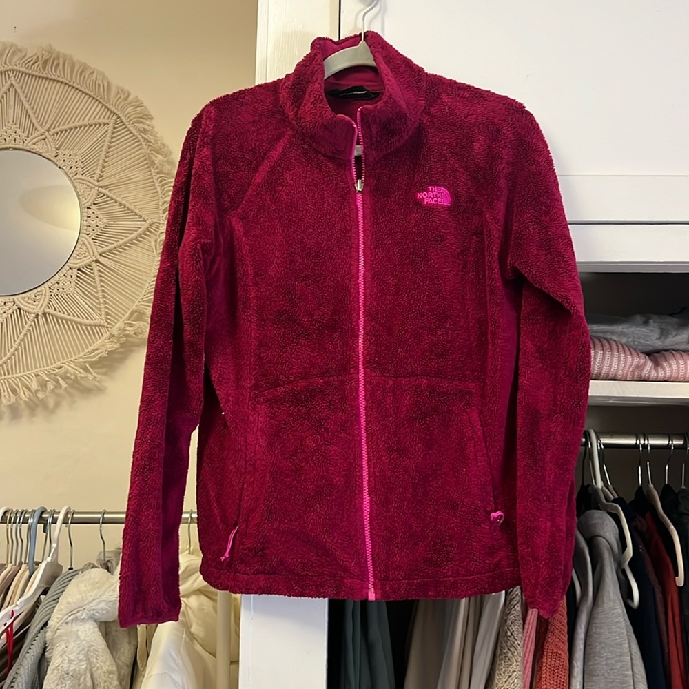 Pink Northface Fleece Zip-up